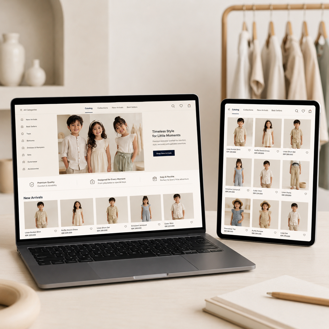 Katalog toko online produk baju anak